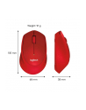 Logitech® Mysz M330 Silent Plus Czerwona - 2.4GHZ,M-R0051 - nr 64