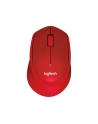 Logitech® Mysz M330 Silent Plus Czerwona - 2.4GHZ,M-R0051 - nr 1