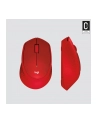 Logitech® Mysz M330 Silent Plus Czerwona - 2.4GHZ,M-R0051 - nr 37
