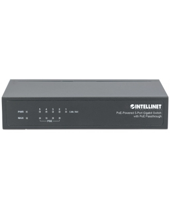Intellinet Gigabit switch 5x 10/100/1000 PoE/PoE+ (1x PD PoE, 4x PSE PoE) 26/68W