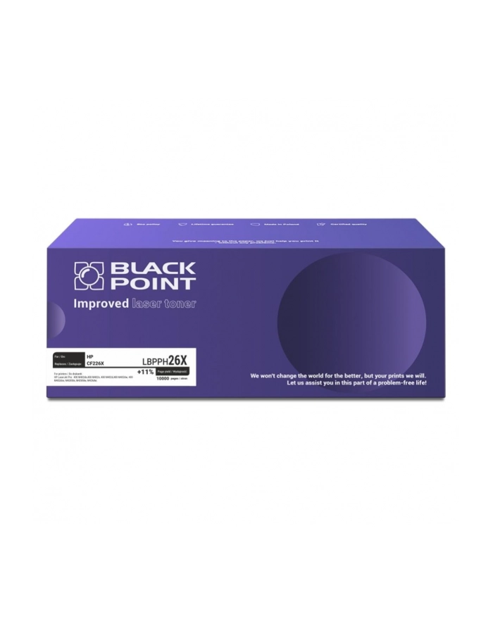 Toner Black Point LBPPH26X | Black | 10 000 str. | HP CF226X główny