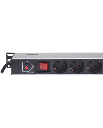 Intellinet Network Solutions Intellinet Listwa zasilająca pionowa rack 250V/16A 12x Schuko 1,6m włącznik nr 1