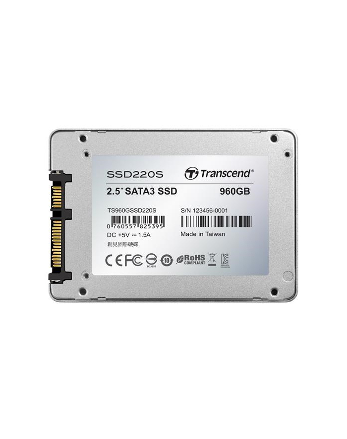 Transcend dysk SSD 220S 960GB 2,5'' SATA III 6Gb/s, 550/450 Mb/s główny
