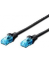 DIGITUS Kabel patch cord UTP, CAT.5E, czarny, 2.0m, 15 LGW - nr 13