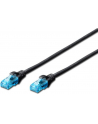 DIGITUS Kabel patch cord UTP, CAT.5E, czarny, 5.0m, 15 LGW - nr 21