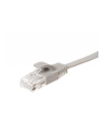 Netrack patchcord RJ45, osłonka zalewana, kat 5e UTP, 3m szary, PŁASKI - nr 1