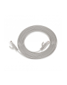 Netrack patchcord RJ45, osłonka zalewana, kat 5e UTP, 3m szary, PŁASKI - nr 3