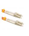 Qoltec Patchcord światłowodowy LC-LC | Multimode | 50/125U | OM2 | Duplex | 1m - nr 3