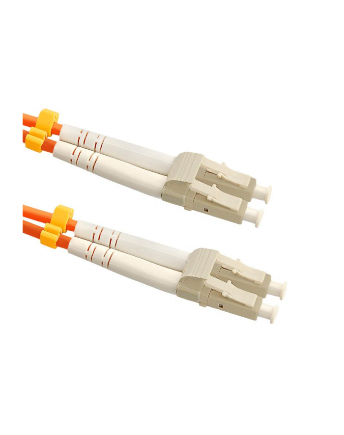 Qoltec Patchcord światłowodowy LC-LC | Multimode | 50/125U | OM2 | Duplex | 1m główny