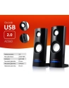 Audiocore Głośniki komputerowe 8W USB AC860 - nr 8