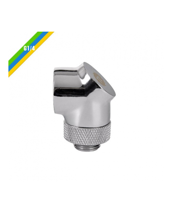 Thermaltake Pacific G1/4 90 złączka adapter kątowy - Chrome