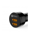 AUKEY CC-T8 ultraszybka ładowarka samochodowa 2xUSB 3.0 6A 36W  + kabel micro USB 1m - nr 11