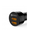AUKEY CC-T8 ultraszybka ładowarka samochodowa 2xUSB 3.0 6A 36W  + kabel micro USB 1m - nr 3