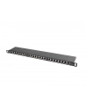 Lanberg Patch Panel 24 port 0.5U, kat. 5e, ekranowany, czarny - nr 14
