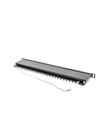 Lanberg Patch Panel 24 port 0.5U, kat. 5e, ekranowany, czarny nr 2