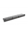 Lanberg Patch Panel 24 port 1U, kat. 5e, ekranowany, czarny - nr 11