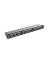 Lanberg Patch Panel 24 port 1U, kat. 5e, ekranowany, czarny - nr 28