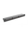Lanberg Patch Panel 24 port 1U, kat. 5e, ekranowany, czarny - nr 31