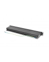 Lanberg Patch Panel 24 port 1U, kat. 5e, ekranowany, czarny - nr 32
