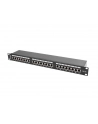 Lanberg Patch Panel 24 port 1U, kat. 5e, ekranowany, czarny - nr 6