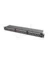 Lanberg Patch Panel 24 port 1U, kat. 5e, ekranowany, czarny - nr 8