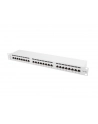 Lanberg Patch Panel 24 port 1U, kat. 5e, ekranowany, szary - nr 1