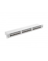 Lanberg Patch Panel 24 port 1U, kat. 5e, ekranowany, szary - nr 3