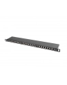 Lanberg Patch Panel 24 port 0.5U, kat. 6, ekranowany, czarny - nr 10