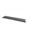 Lanberg Patch Panel 24 port 0.5U, kat. 6, ekranowany, czarny - nr 1