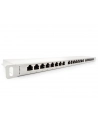 Lanberg Patch Panel 24 port 0.5U, kat. 6, ekranowany, szary - nr 13