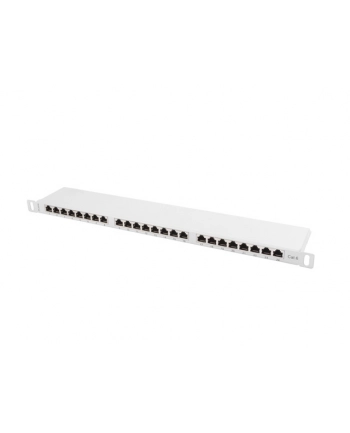 Lanberg Patch Panel 24 port 0.5U, kat. 6, ekranowany, szary nr 2
