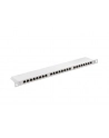 Lanberg Patch Panel 24 port 0.5U, kat. 6, ekranowany, szary - nr 21