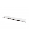 Lanberg Patch Panel 24 port 0.5U, kat. 6, ekranowany, szary - nr 4