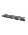 Lanberg Patch Panel 24 port 1U, kat. 6, ekranowany, czarny - nr 12