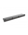 Lanberg Patch Panel 24 port 1U, kat. 6, ekranowany, czarny - nr 17