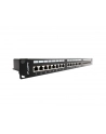 Lanberg Patch Panel 24 port 1U, kat. 6, ekranowany, czarny - nr 20