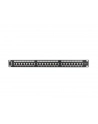 Lanberg Patch Panel 24 port 1U, kat. 6, ekranowany, czarny - nr 25