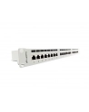 Lanberg Patch Panel 24 port 1U, kat. 6, ekranowany, szary - nr 11