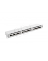 Lanberg Patch Panel 24 port 1U, kat. 6, ekranowany, szary - nr 7