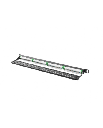 Lanberg Patch Panel 24 port 0.5U, kat. 5e, czarny nr 2