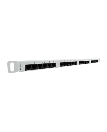 Lanberg Patch Panel 24 port 0.5U, kat. 5e, szary nr 1