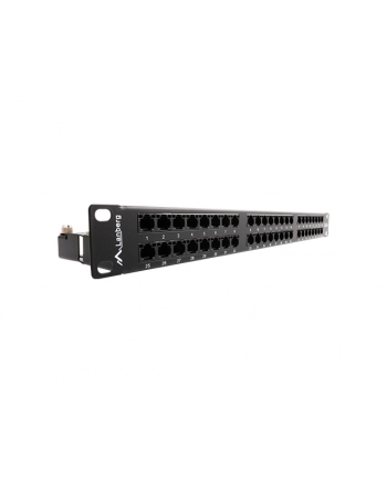 Lanberg Patch Panel 48 port 1U, kat. 5e, czarny nr 1