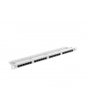 Lanberg Patch Panel 24 port 0.5U, kat. 6, szary - nr 13