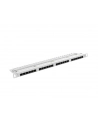 Lanberg Patch Panel 24 port 0.5U, kat. 6, szary - nr 19