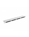 Lanberg Patch Panel 24 port 0.5U, kat. 6, szary - nr 4
