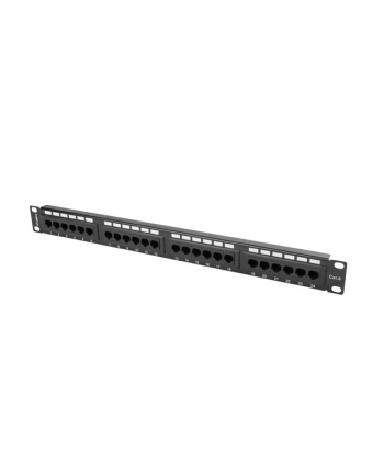Lanberg Patch Panel 24 port 1U, kat. 6, czarny nr 2