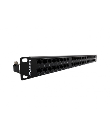 Lanberg Patch Panel 48 port 1U, kat. 6, czarny nr 1