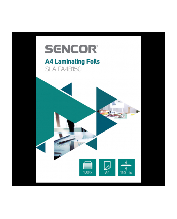 Folia do laminowania A4 100 szt. Sencor SLA FA4B150 nr 1