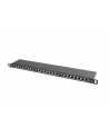 Lanberg Patch Panel 24 port 0.5U, kat. 5e, ekranowany, czarny - nr 10