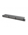 Lanberg Patch Panel 24 port 1U, kat. 5e, ekranowany, czarny - nr 10